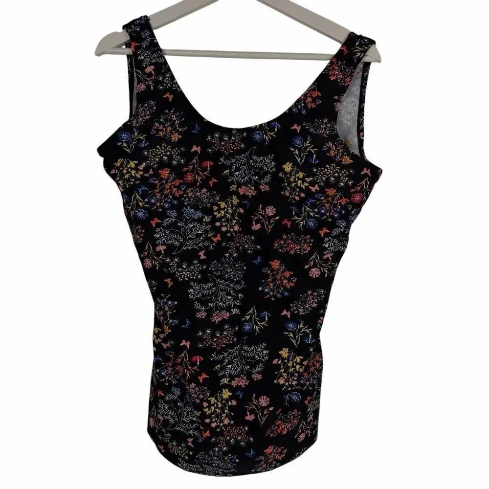 Shore Shapes Swimwear Floral Ruched Swim Dress 16 One Piece